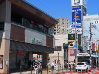 品川区大井町駅前の風景