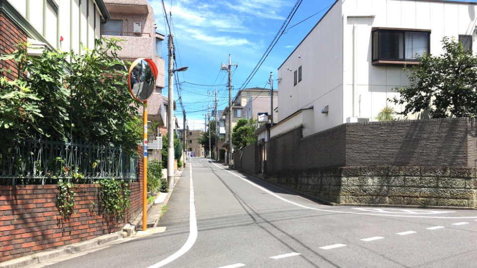 板橋区成増の住宅街